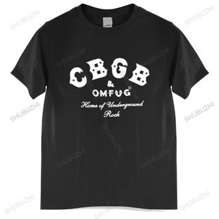 เสื้อยืด พิมพ์ลาย Cbgb Omfug สไตล์พังก์ร็อค สําหรับผู้ชาย