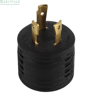 【Big Discounts】Generator RV Plug Adapter 30A 3-Prong Adapter L5-30P Male to TT-30R Female#BBHOOD