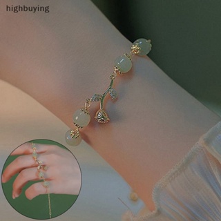 [highbuying] เกาหลี เบา ดอกทิวลิป สร้อยข้อมือ สําหรับผู้หญิง แวววาว เพทาย โอปอล มุก ลูกปัด กุหลาบ ปรับได้ เสน่ห์ สร้อยข้อมือ อินเทรนด์ เครื่องประดับ ใหม่ พร้อมส่ง