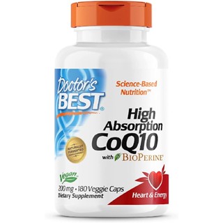 หมวกมังสวิรัติ Doctors Best High Absolution CoQ10 200 มก.