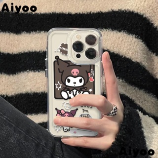 เคสโทรศัพท์มือถือ แบบนิ่ม ลายปีศาจ Kuromi สําหรับ Iphone 14promax 12 1311 78p Apple NBSD