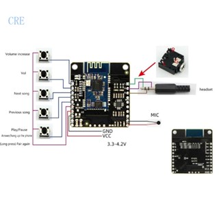 Cre โมดูลบลูทูธ 5 0 ใช้งานง่าย สําหรับอัพเกรดระบบเครื่องเสียงรถยนต์