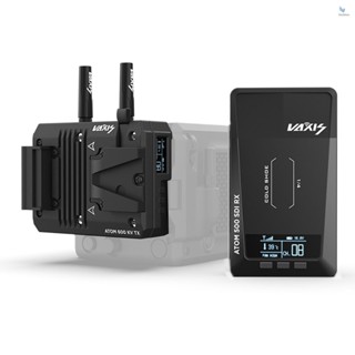 {fash} Vaxis ATOM KV 1080P HDMI ตัวรับส่งสัญญาณ ระบบส่งสัญญาณวิดีโอ ไร้สาย SDI HDMI ลูปเอาท์ 150 ม. 492 ฟุต ขนาดใหญ่ แบบเปลี่ยน สําหรับกล้องโคโมโดสีแดง