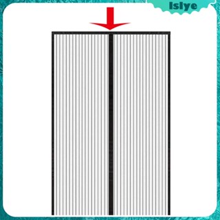 [Lslye] ผ้าม่านตาข่าย ปิดเองได้ ทนต่อการเสียดสี สําหรับประตูลานบ้านฟาร์ม หน้าร้อน