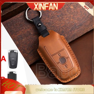 Xinfan เคสกุญแจรีโมทรถยนต์ แบบหนัง อุปกรณ์เสริม สําหรับ Ford Ranger Sprot 2023 Everest Everest 2023 Ranger Raptor 150 Fx4 Max Wildtrak EcoSport Mutang