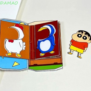 Damao หนังสือสติกเกอร์ ลายการ์ตูนชินจัง แฮนด์เมด สําหรับเด็กวัยหัดเดิน