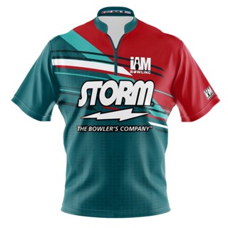 Storm DS เสื้อโปโล แขนสั้น พิมพ์ลายโบว์ลิ่ง 2109-ST 3D