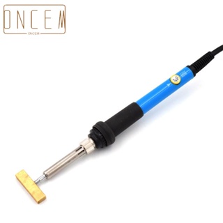 【ONCEMOREAGAIN】Soldering Iron Welding Solder Wire Kit Working T Head US 110V 200-450°C
