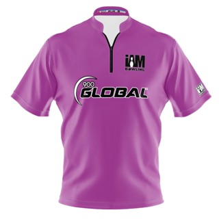 เสื้อโปโล 3D พิมพ์ลายโบว์ลิ่ง 900 Global DS 1609-9G