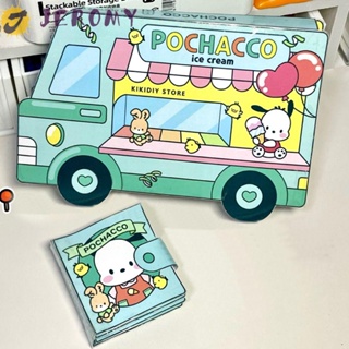 Jeromy หนังสือสติกเกอร์ ลายการ์ตูนชินจัง Kuromi Chibi Maruko-chan แฮนด์เมด DIY ของเล่น ของขวัญวันเกิด สําหรับเด็ก