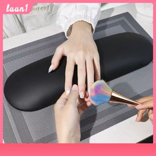 Nail Hand Pillow หมอนรองมือเพ้นท์เล็บ แท่นรองมือ ฐานไม้รองมือทำเล็บ หมอนรองมือ หมอนรองแขน หนัง Pu แบบนิ่ม สําหรับร้านทําเล็บ COD