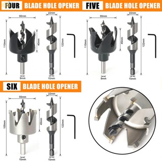 【VARSTR】Hole Saw 3pcs/set For Lock Holes On Four /five/six Claws Tungsten Carbide