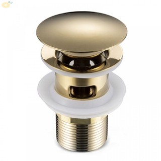 【VARSTR】Basin Waste Slotted Bathroom Basin Sink Plug Drainer Waste Plug Kit Brass