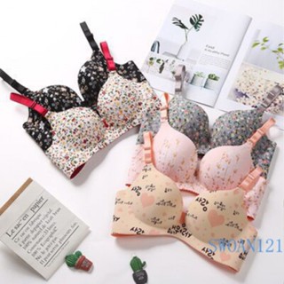 Push Up Bra  ผู้หญิงเสื้อชั้นในไร้โครงสุดน่ารักจากเกาหลี （เฉพะาเสื้อใน กางเกงแยกนะค่ะ）