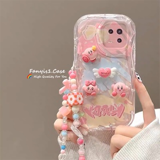 เคสโทรศัพท์มือถือนิ่ม แบบใส ลายการ์ตูนน่ารัก พร้อมสายโซ่คล้อง สําหรับ Redmi A1 12C Redmi Note 12 11 10 9 Pro Redmi 10C 10 9A 9T 9C Xiaomi 12 11 Lite Poco X3