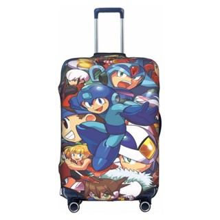 【พร้อมส่ง】ผ้าคลุมกระเป๋าเดินทาง ลาย Mega Man ซักทําความสะอาดได้ 18-32 นิ้ว