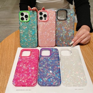 เคสโทรศัพท์มือถือ แบบบางพิเศษ ป้องกัน สีสันสดใส สําหรับ iPhone 11 12 13 14 Pro Max