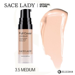 SACE LADY คอนซีลเลอร์ปกปิดรอยคล้ำ เสิร์ฟไม่ติด แป้งคอนซีลเลอร์บางเบาเป็นธรรมชาติ 【elle20181_th】