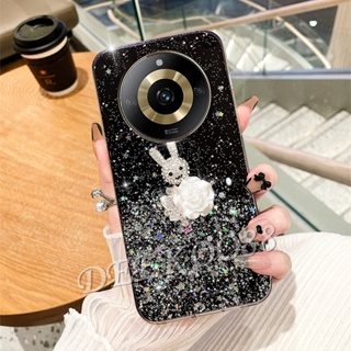 เคสมือถือ TPU แบบนิ่ม ลายการ์ตูนกระต่าย 3D สําหรับ Realme11Pro+ Realme 11 Pro+ Pro Plus 5G 4G 2023 Realme11 11Pro