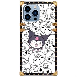 For OPPO Reno 4 5 6 7 8 6Z 7Z 8Z 8T Realme 5 5S 6i 5i 7i 8 8i 9 10 Pro C11 C17 C15 C12 C25 C20 C21 C30 C31 C33 C35 C55 Cute Cartoon Square Phone Case B18