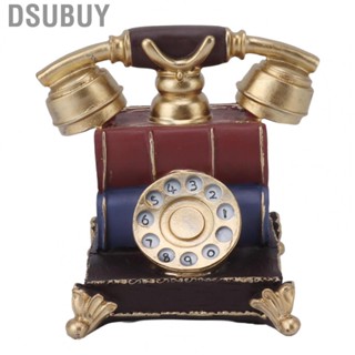 Dsubuy Retro Decorative Phone Model Resin Vintage  Decor For Decoration