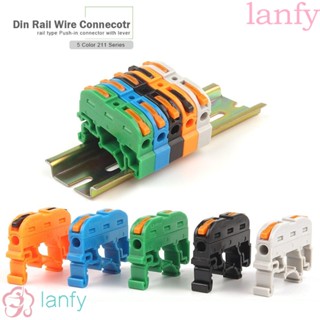 Lanfy UK2.5B ขั้วต่อเชื่อมสายไฟ แบบกด ขนาดเล็ก 211 DIY