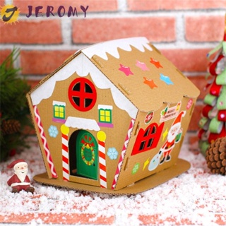 Jeromy บ้านคุกกี้ 3D แฮนด์เมด DIY สําหรับตกแต่งบ้าน เทศกาลคริสต์มาส