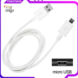 [Ft] สายชาร์จ Micro USB Type C ยาว 1 เมตร ชาร์จเร็ว สําหรับโทรศัพท์มือถือ Sumsang Xiaomi Android