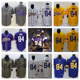 NFL Minnesota Vikings Randy Moss เสื้อยืดเสื้อสปอร์ต