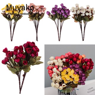 Muvako ดอกกุหลาบประดิษฐ์ DIY สําหรับตกแต่งบ้าน งานแต่งงาน วันหยุด