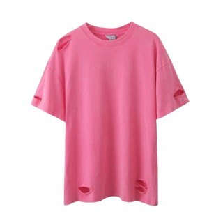 ขายส่ง เสื้อยืดคอกลม ผ้าฝ้าย ทรงหลวม อเนกประสงค์ D9
