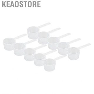 Keaostore Plastic Measuring Scoops Scale Long Handle PP Transparent Accurate for   Makeup