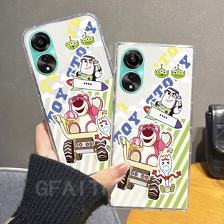 ใหม่ เคสโทรศัพท์มือถือแบบนิ่ม ใส กันกระแทก ลายการ์ตูนกราฟฟิตี้ Toy Story น่ารัก สําหรับ OPPO A58 4G OPPO A58 NFC 2023 A58Nfc A58