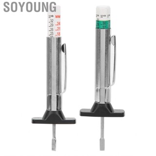 Soyoung 0-25mm Car Tire Tread Depth Gauge Tester Portable Tyre Measuring Tool Universal Inspection Tools