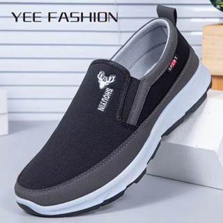 YEE Fashion  รองเท้า ผ้าใบผู้ชาย ใส่สบาย ใส่สบายๆ สินค้ามาใหม่ แฟชั่น ธรรมดา เป็นที่นิยม ทำงานรองเท้าลำลอง 31Z071817 สวย Chic พิเศษ Beautiful D93D02K 37Z230910