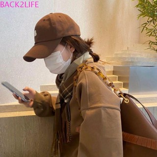 Back2life หมวกเบสบอลน่ารัก หมวกกอล์ฟ ผ้าฝ้าย สไตล์ฮิปฮอป