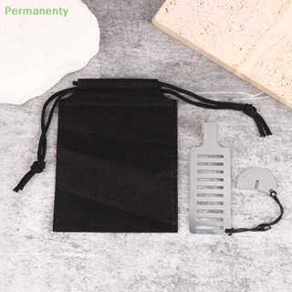 Permanenty 1 ชิ้น สเตนเลส สตีล ไม่ต้องเจาะ ตัวล็อคประตู ป้องกันการโจรกรรม กันชนประตู แบบพกพา ตัวล็อคประตู สําหรับการเดินทาง โรงแรม ตัวหยุดประตู สินค้าที่ดี