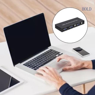 Ace สวิตช์ USB 2 In 1Out VGA KVM Docking Station Switch Selector Printer Sharing Hub