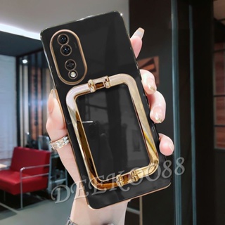 พร้อมส่ง เคสโทรศัพท์มือถือนิ่ม ป้องกันกล้อง พร้อมขาตั้งโลหะ สําหรับ Honor 90 Lite Magic5 Pro X8a 4G 5G Honor90 Honor90Lite