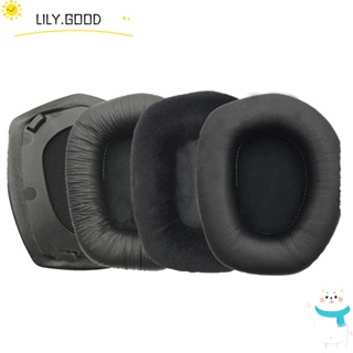 Lily แผ่นฟองน้ําครอบหูฟัง แบบนิ่ม ตัดเสียงรบกวน แบบพกพา สําหรับ Sennheiser RS165 RS175 RS185 RS195