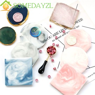 Somedayzl แผ่นแสตมป์ขี้ผึ้งซิลิโคน แฮนด์เมด DIY สําหรับงานแต่ง