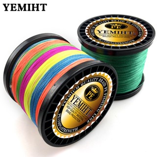 Yemiht สายเอ็นตกปลา แบบถัก PE 10 12 18 28 35 40 50 60 80 100 120LB 1000 เมตร