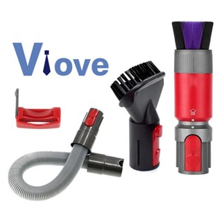 อะไหล่หัวแปรง และสายยาง แบบนิ่ม สําหรับเครื่องดูดฝุ่นสุญญากาศ Dyson V7 V8 V10 V11 V12 V15