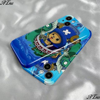 เคสโทรศัพท์มือถือแบบแข็ง ลายการ์ตูน Blue Chopper สําหรับ Iphone 14promax 13 12 11 xs 7 8p 1FAV