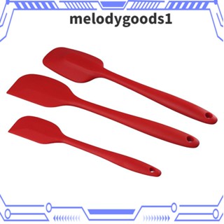 MELODYGOODS1 ไม้พายยางซิลิโคน สีดํา สําหรับเชฟซีรีส์ เครื่องล้างจาน ปลอดภัย 600 3 ชิ้น°F ไม้พายซิลิโคน ทนความร้อน แบบไม่ติด สําหรับทําเบเกอรี่