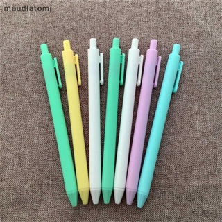 Maud ปากกาลูกลื่น แบบกด 0.5 มม. สีมาการอง สีแคนดี้ พับเก็บได้ EN