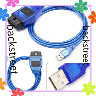 Backstreet OBDII สายเคเบิ้ลสแกนเนอร์ CH340T สําหรับ Audi Car Programming Cable FTDI232RL