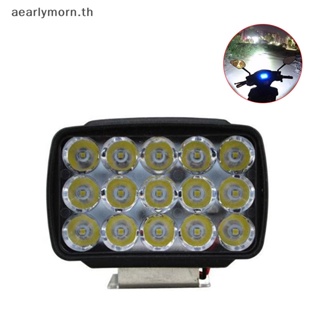 Aa ไฟหน้ารถจักรยานยนต์ สปอตไลท์ 15 LED 1000LM Motos ATV UTV สกูตเตอร์ Lighg TH