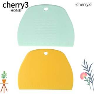 CHERRY3 ที่ขูดแป้งโดว์ พลาสติก ยืดหยุ่น แบบพกพา 5.51 นิ้ว x 7.48 นิ้ว x 1.18 นิ้ว เกรดอาหาร PP ขนาดใหญ่ สําหรับทําพิซซ่า ขนมปัง 5 ชิ้น