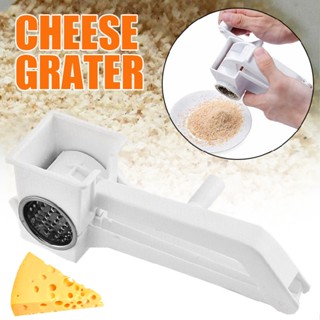 New 1pc Rotary Cheese Grater Stainless Steel Blade Graters Zesters Easy Cleaning